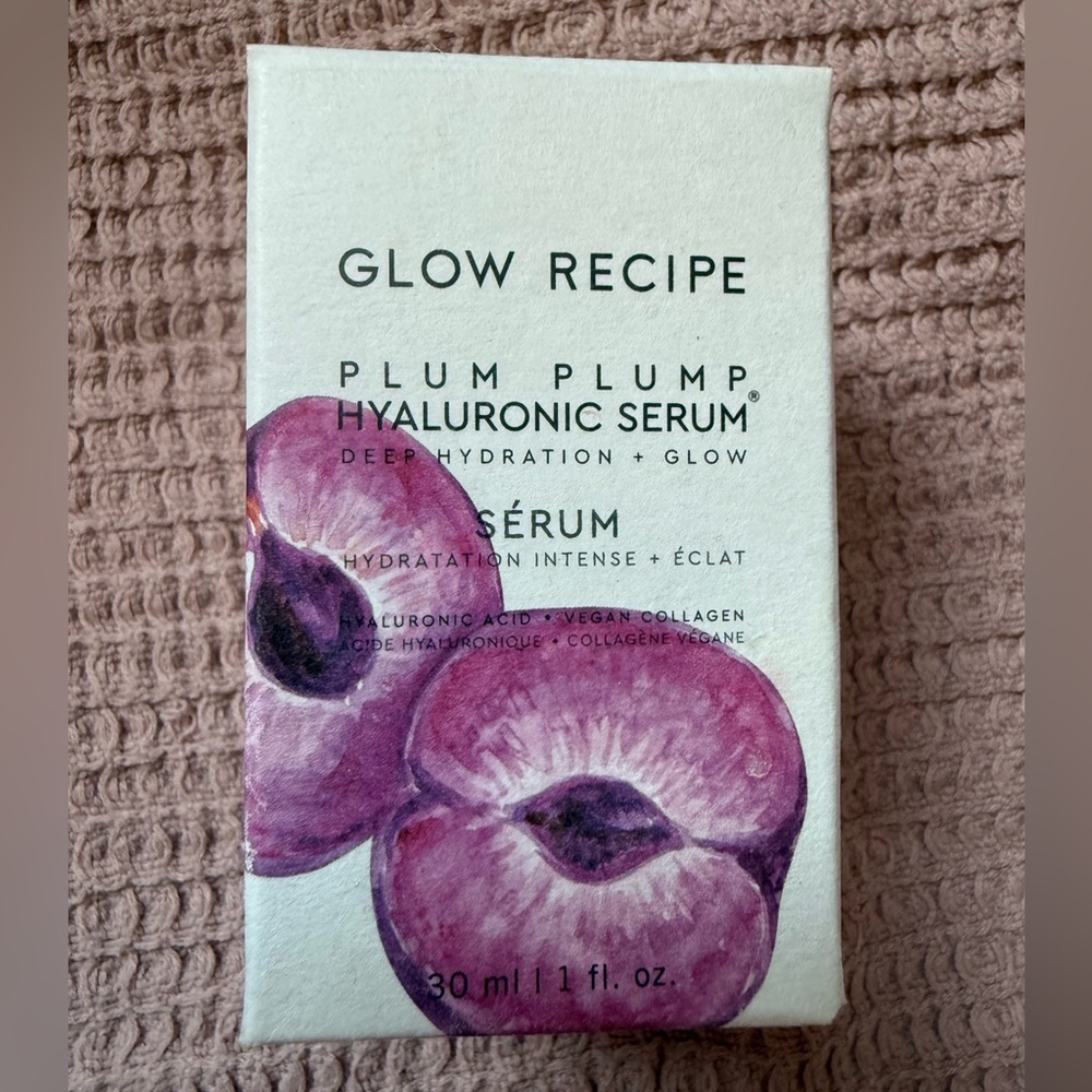 NIB Glow Recipe Plum Plump Hyaluronic Acid Serum Full Size - Retail $42 - Picture 4 of 10